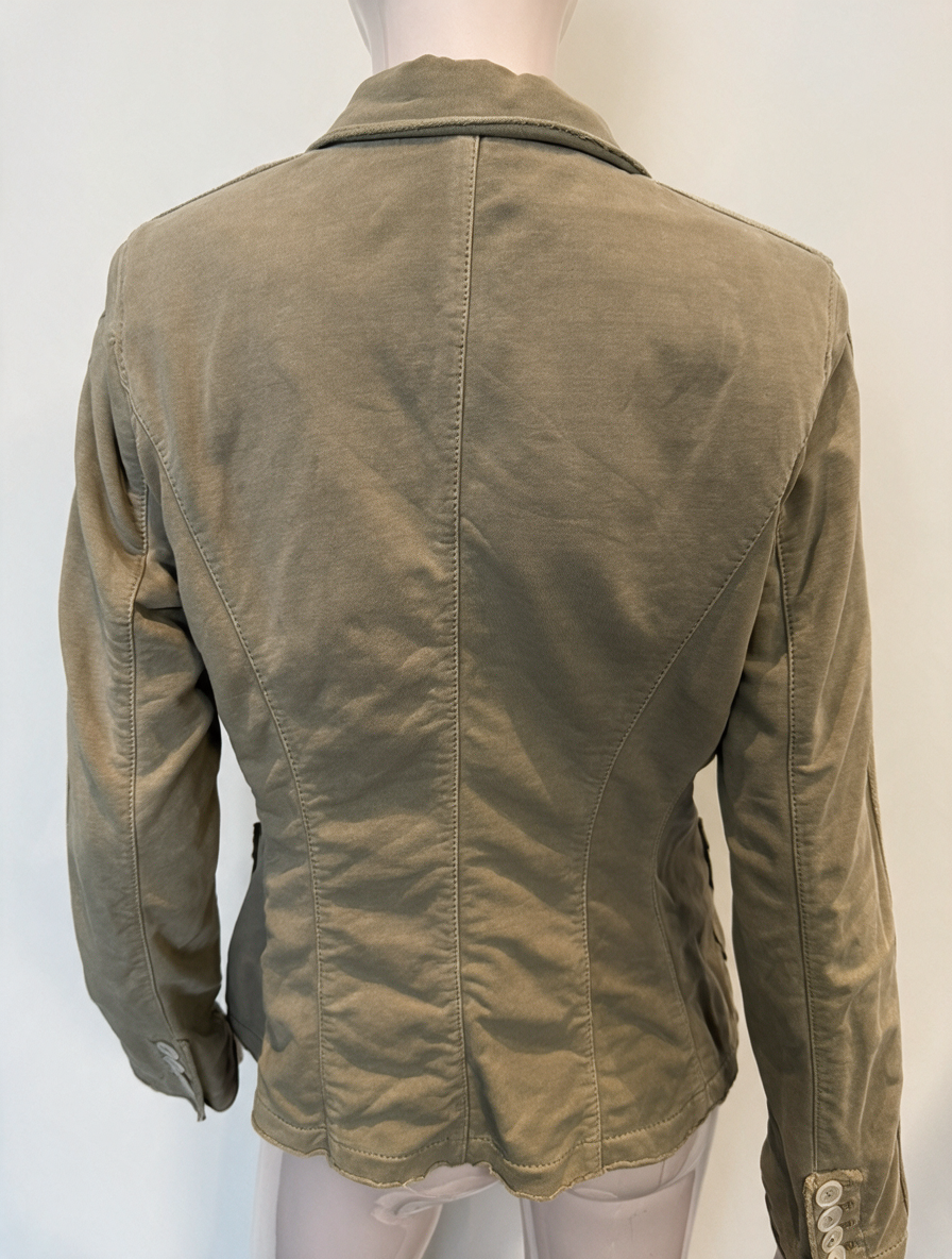 BLONDE No. 8 - Blazer - khaki, tweeknoopsluiting, onafgewerkte naden - L