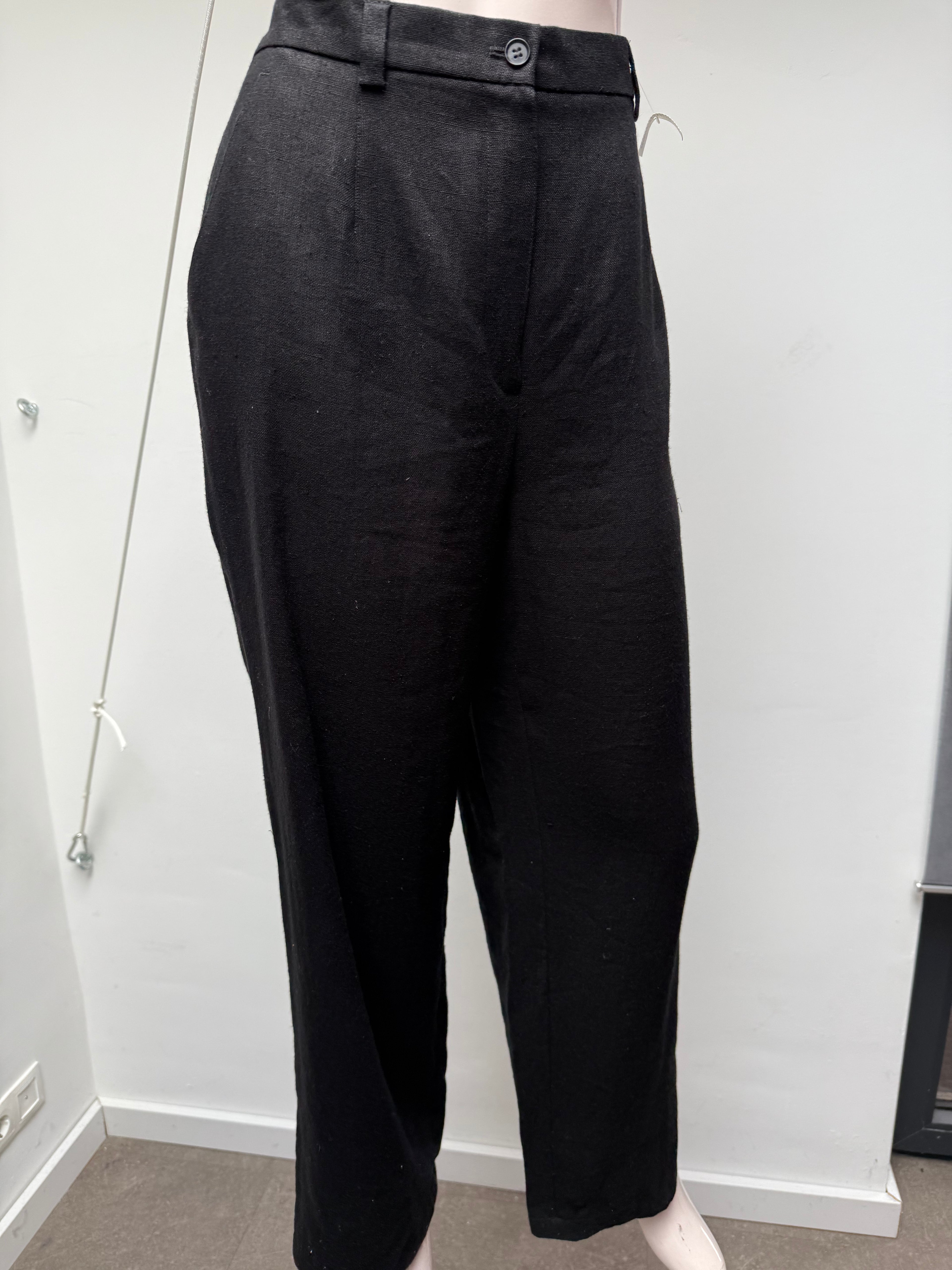 Hirsch linnen broek maat 40 zwart