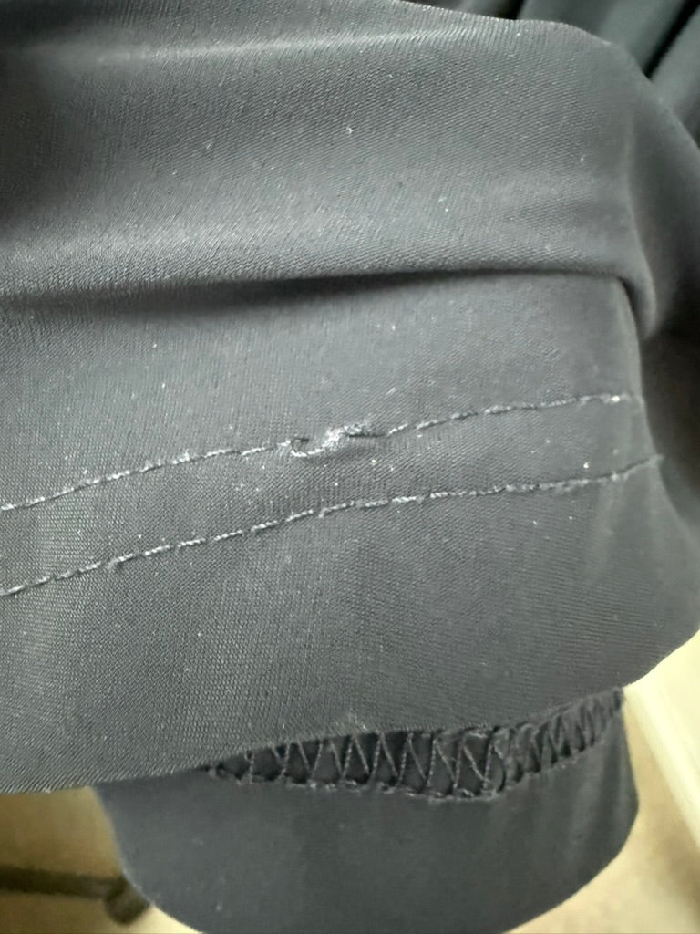 Studio Anneloes - Jurk - donkerblauw, V-hals, plissé detail - S