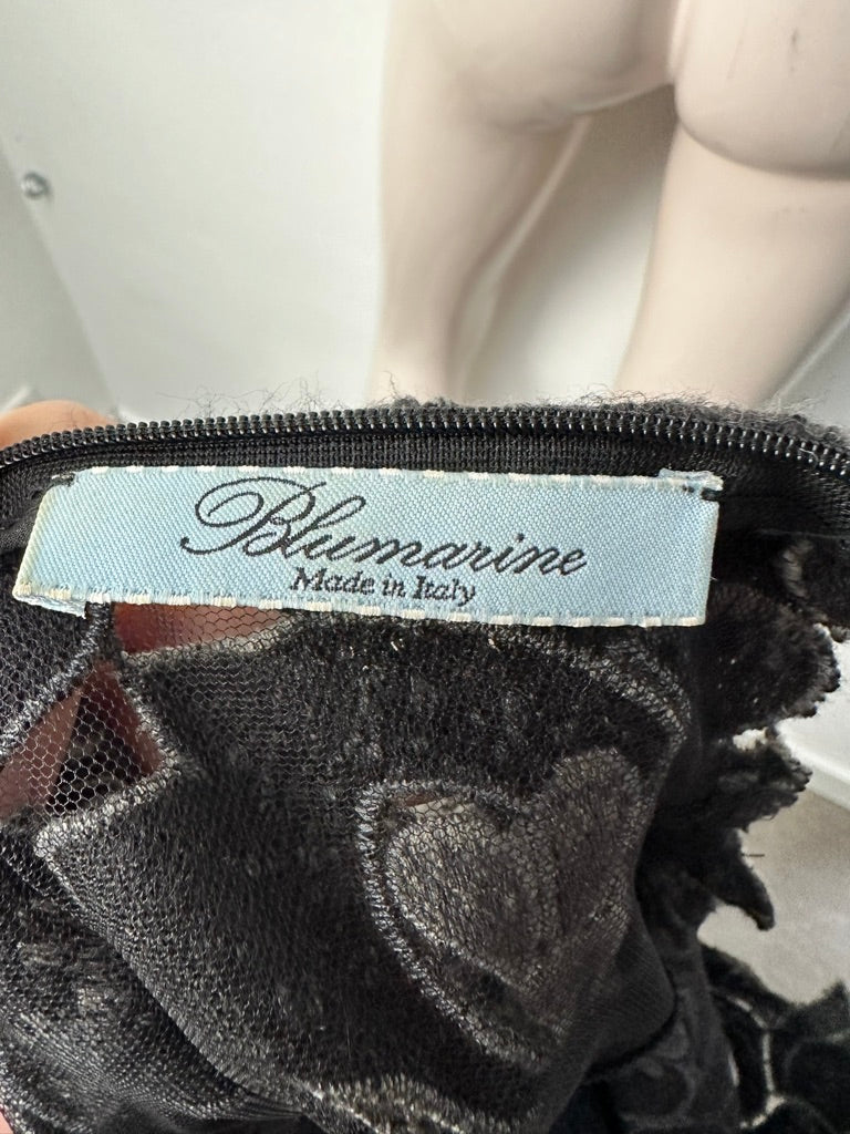 Blumarine wollen grijze jurk maat 38 (IT44)