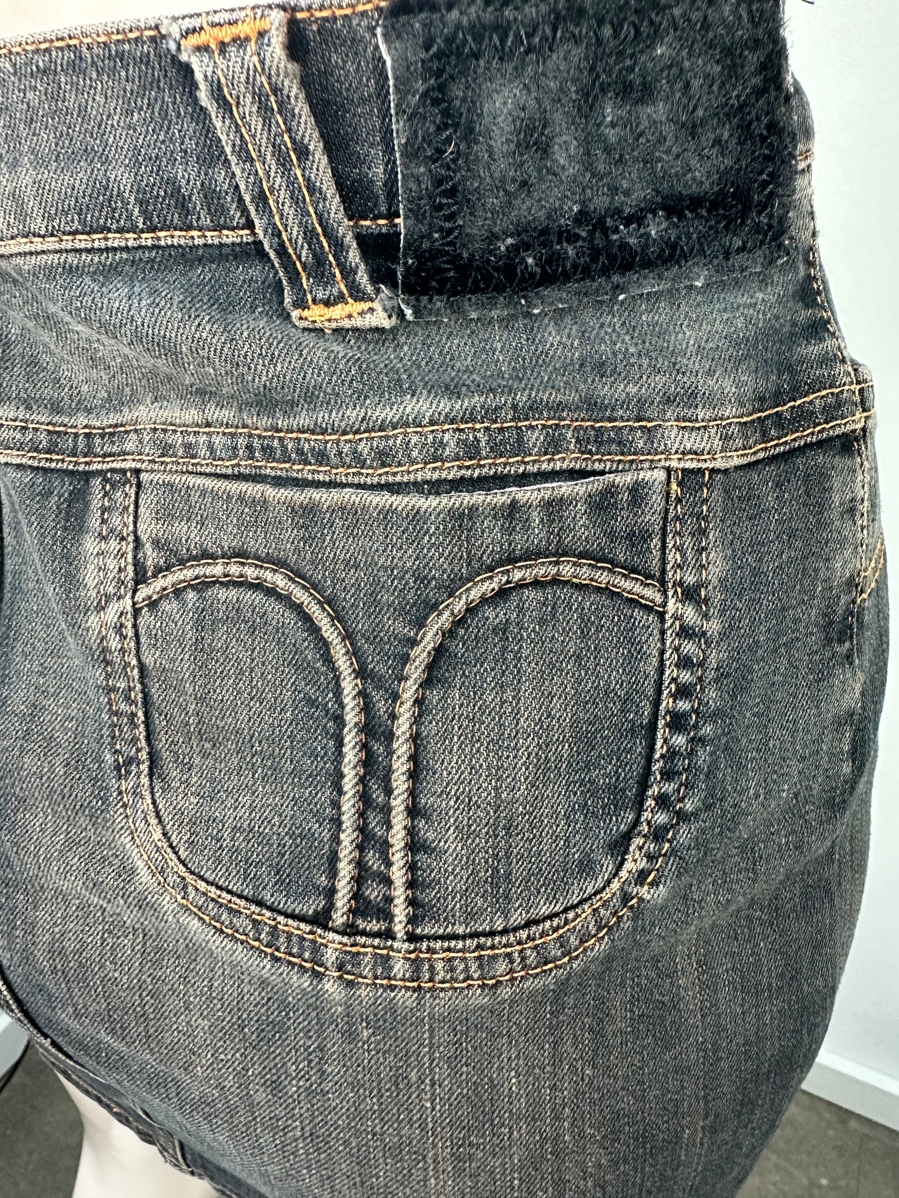 D&G spijkerrokje zwart maat 36