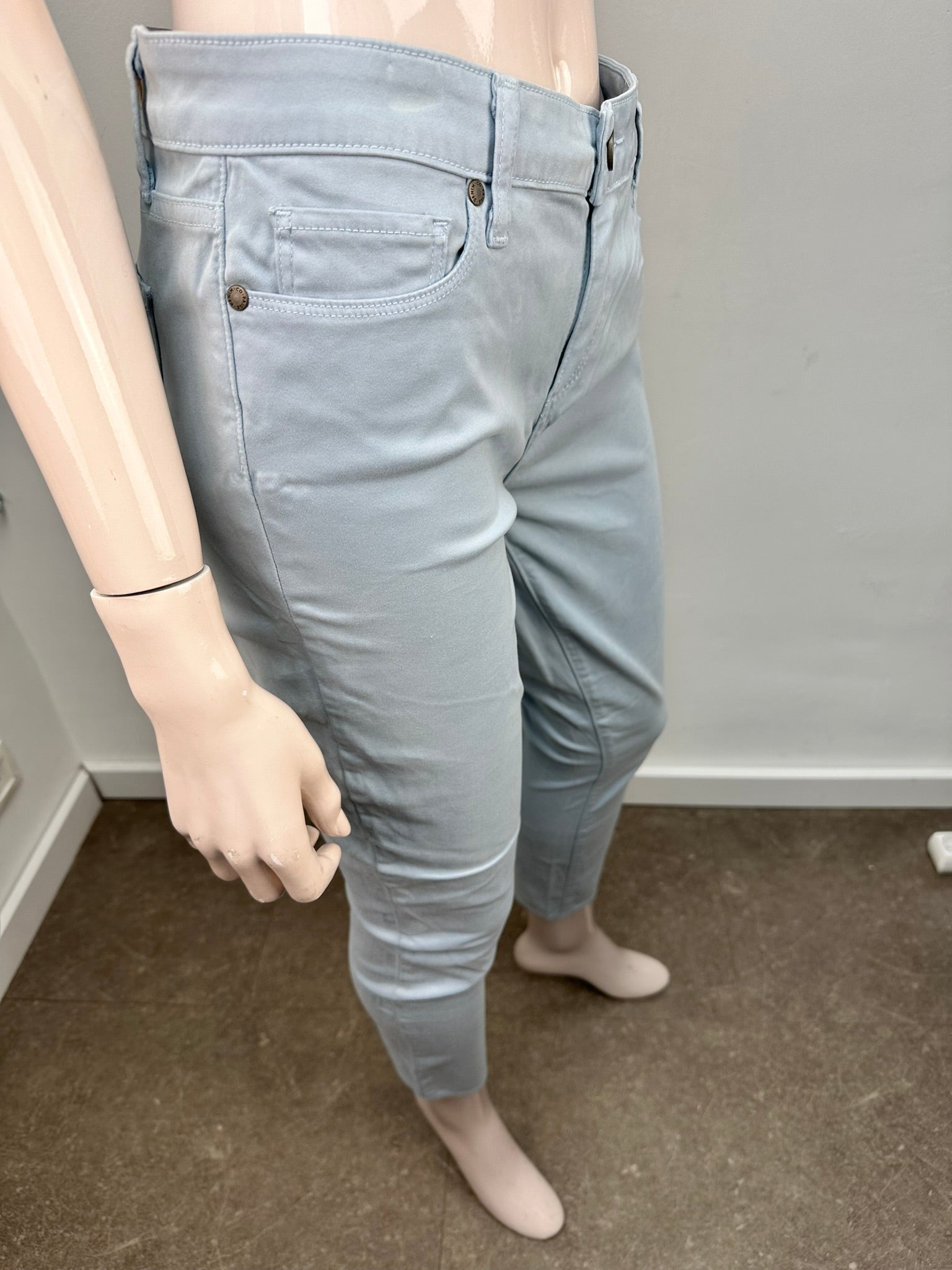 Paige blauwe straight fit broek maat 31