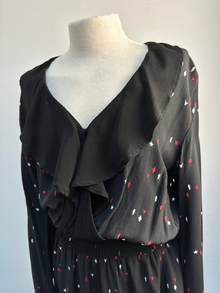 Alix zwarte jurk maat L