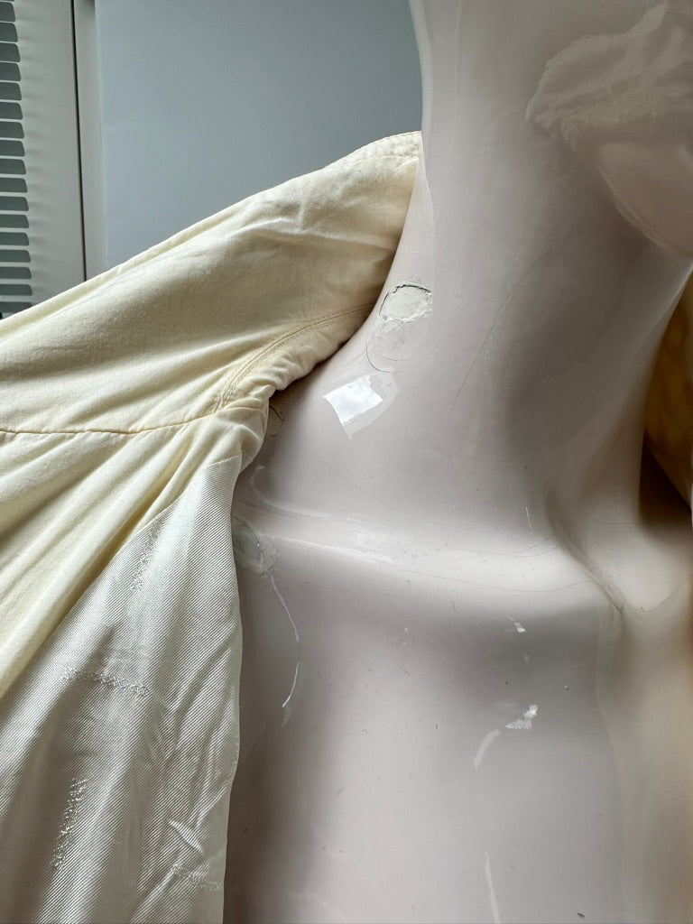 Sportmax crème trenchcoat maat 38