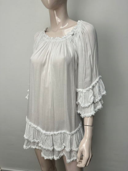 Cala witte beachdress TU
