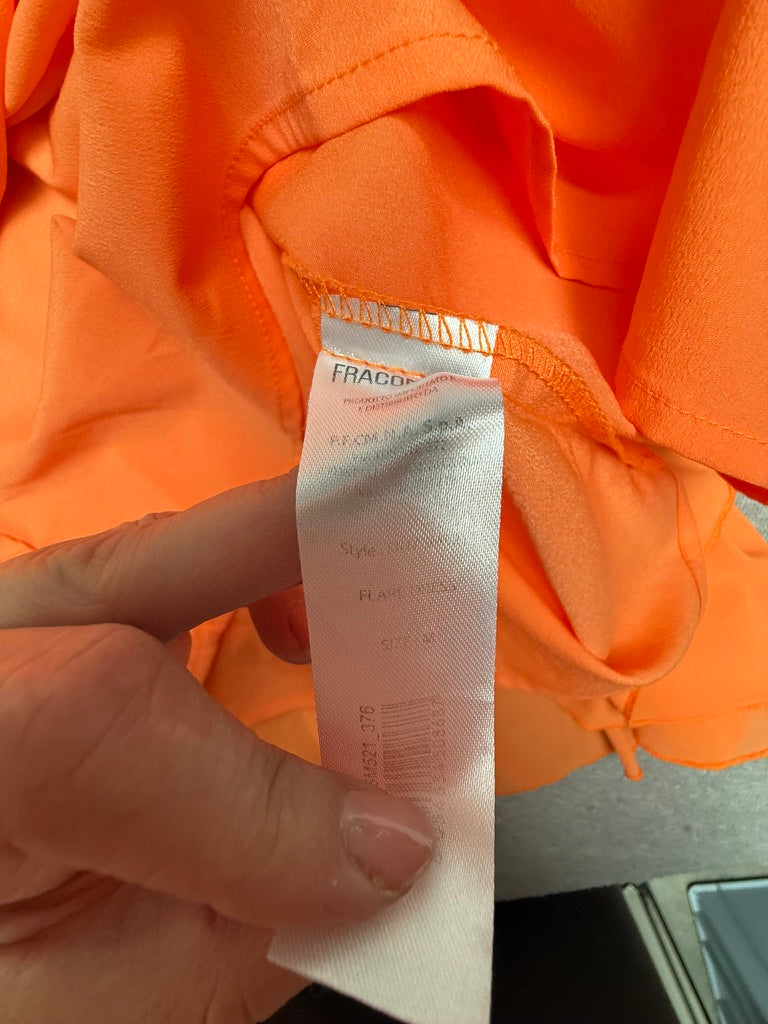Fracomina - Jurk - oranje, mouwloos, V-hals - S