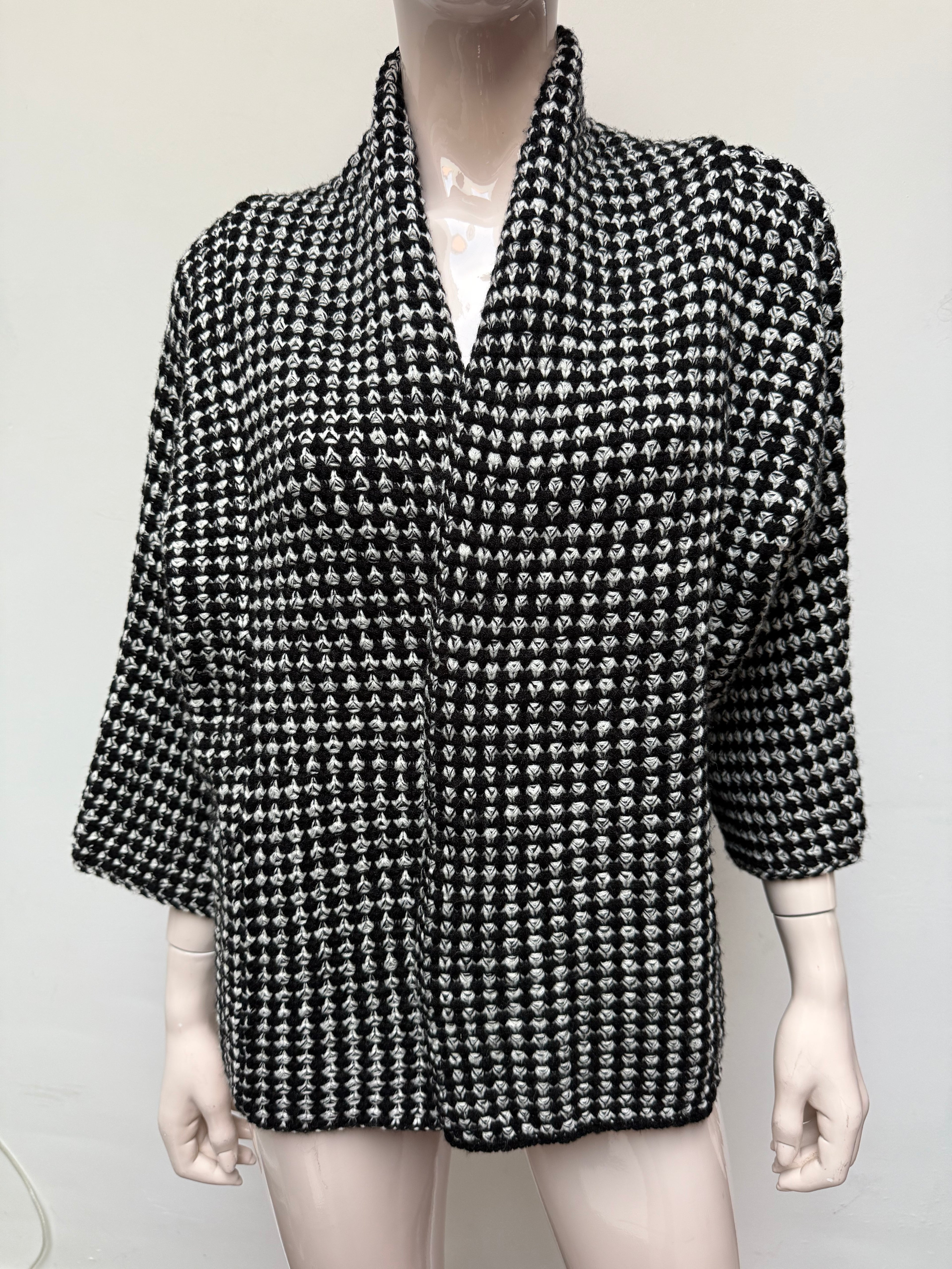 Rino et Pelle Vest maat 38 zwart; wit