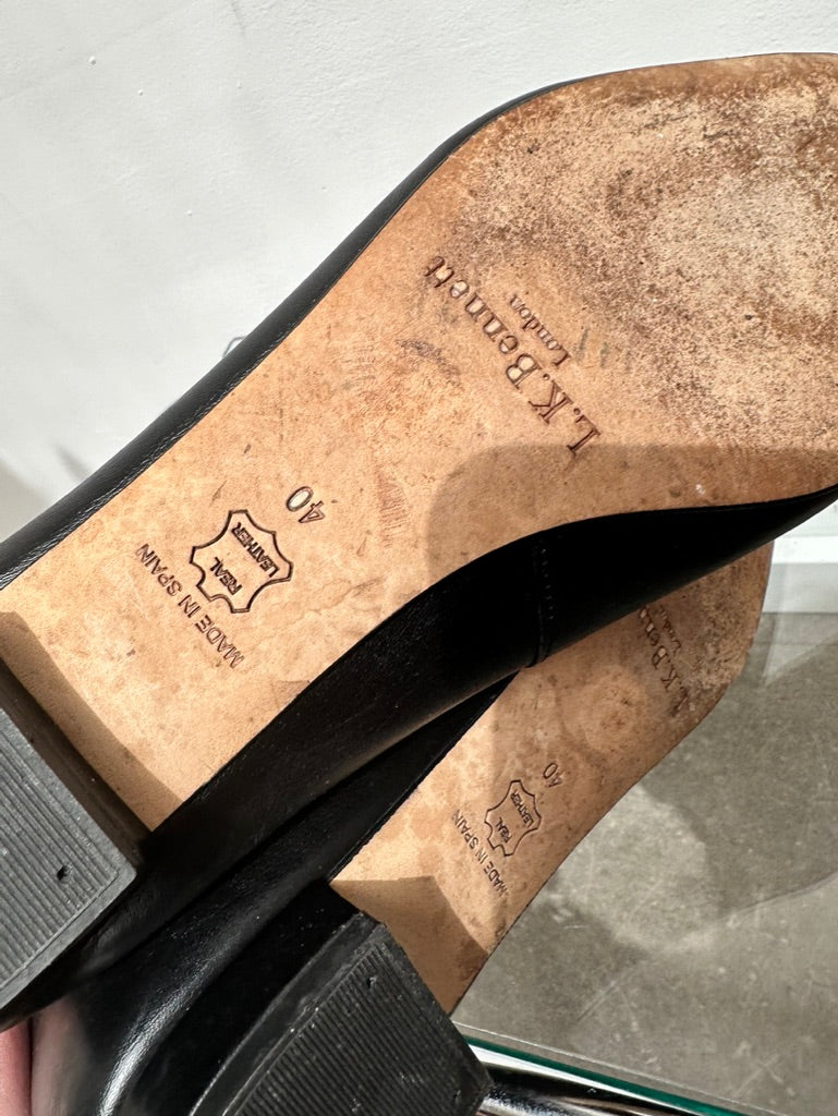 L.K. Benett zwarte ballerina met punt maat 40