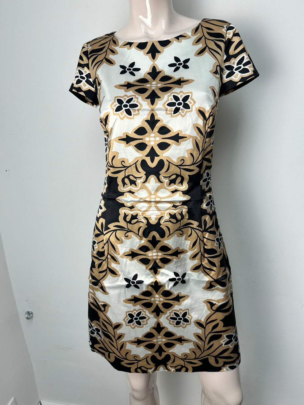 Alice Temperley Jurk maat 36 beige; zwart