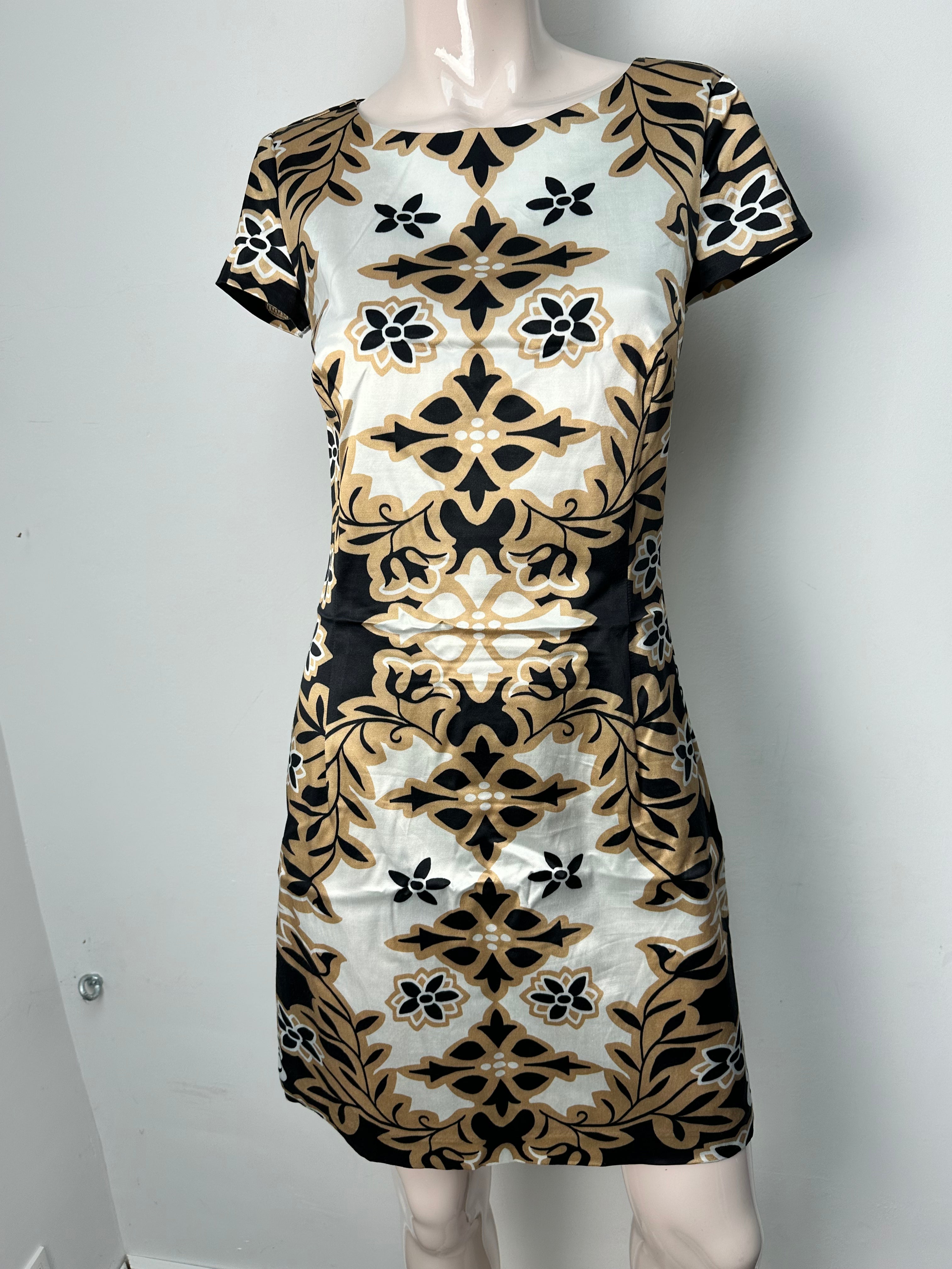 Alice Temperley Jurk maat 36 beige; zwart