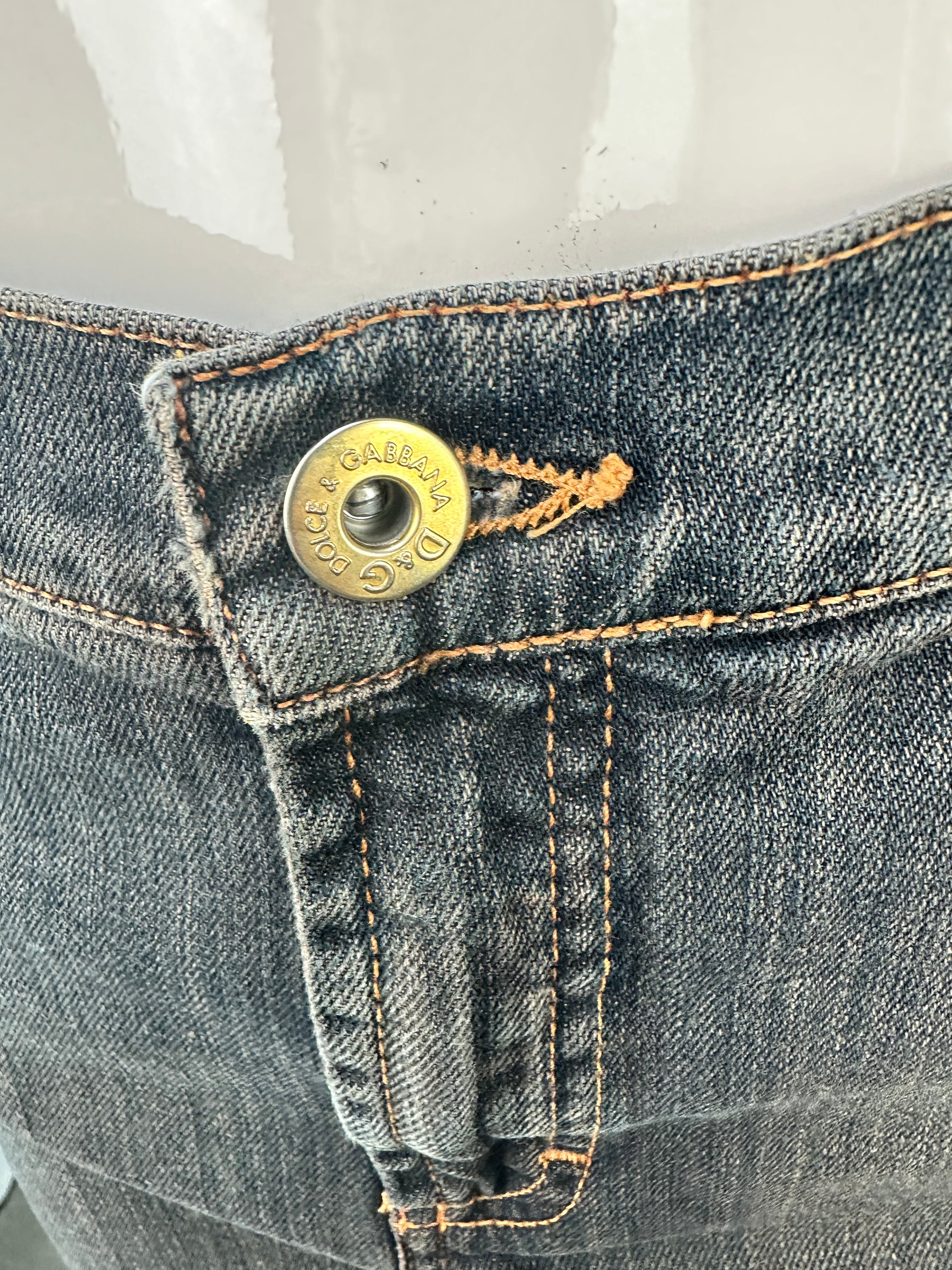 D&G spijkerrokje zwart maat 36