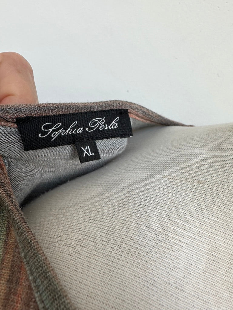 Sophia Perla gestreepte jurk maat XL