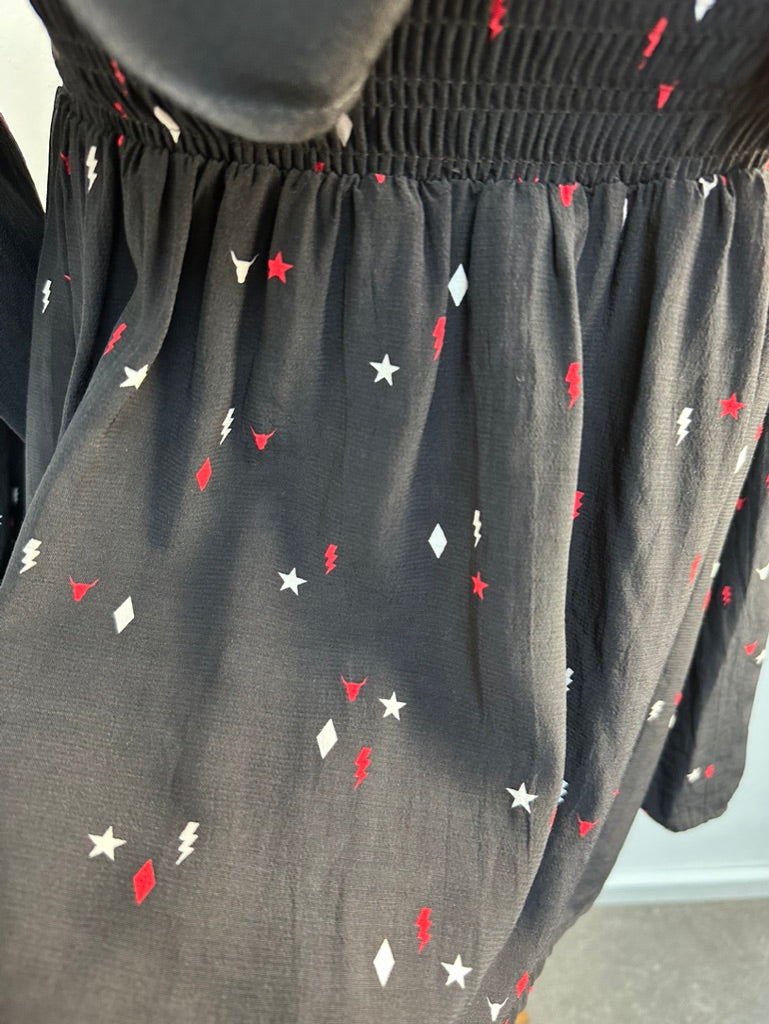 Alix zwarte jurk maat L