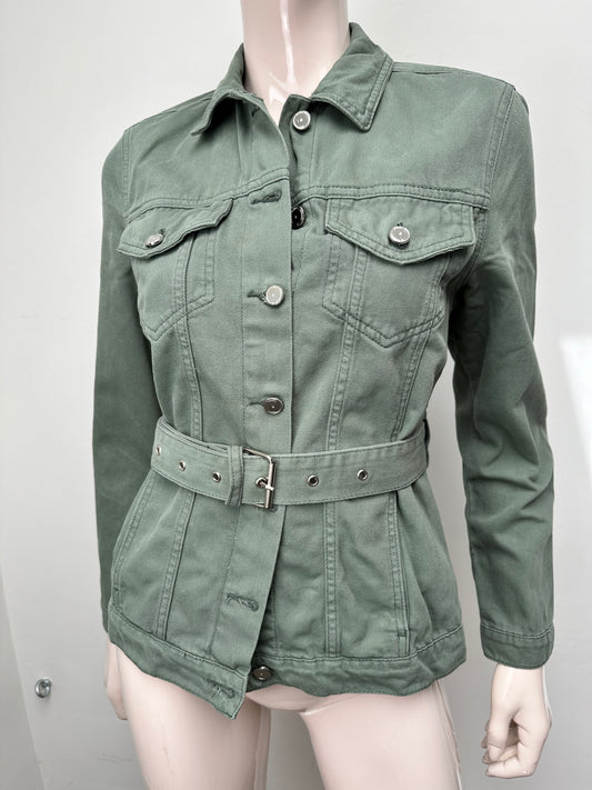 Aaiko groen jeans jasje maat xs