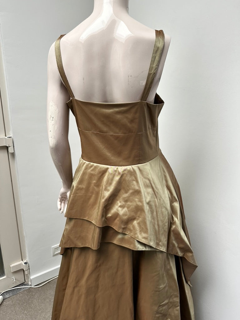 Bandolera Jurk maat 40 goud