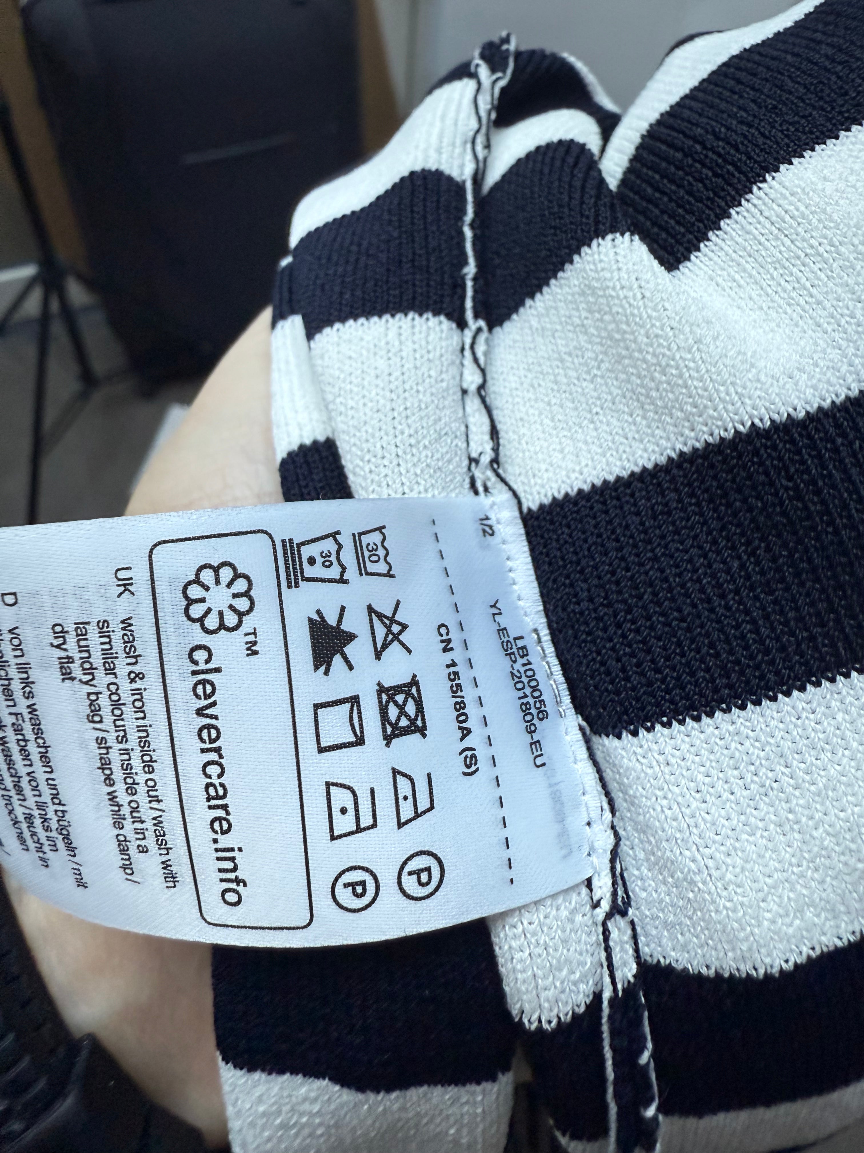 Expresso Vest maat S donkerblauw, wit