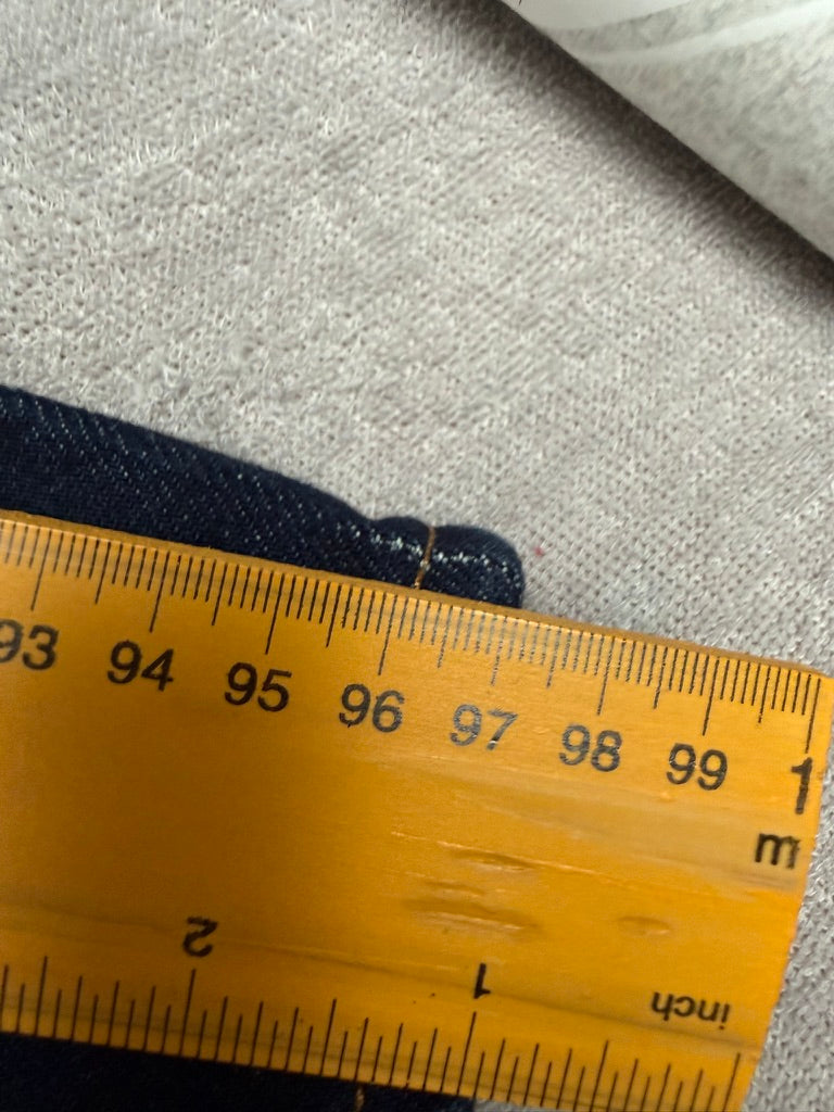 COJ Cup of Joe Denim Elodie Wide Straight Jeans W30 L30 – Donkerblauwe Raw Denim Jeans