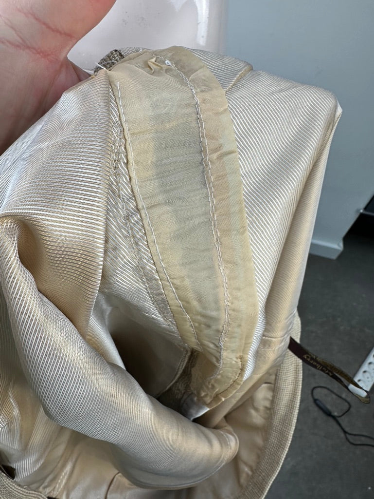 Mulberry beige rok maat 36 (UK 12) – elegante designer rok met tijdloze uitstraling