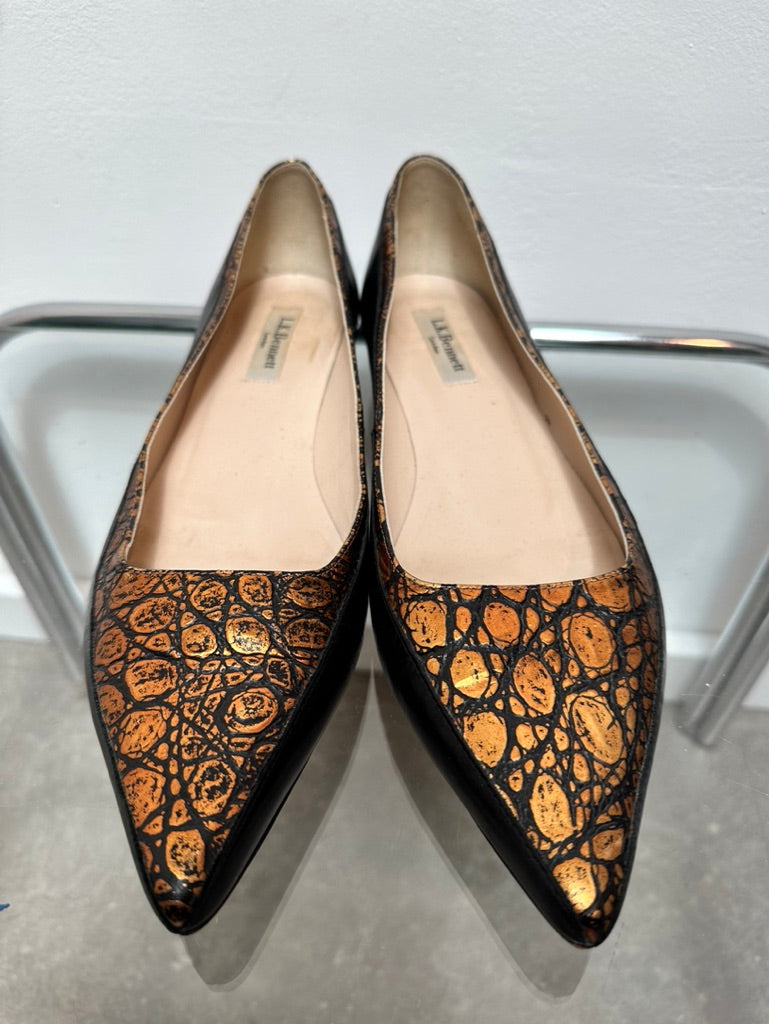 L.K. Benett zwarte ballerina met punt maat 40