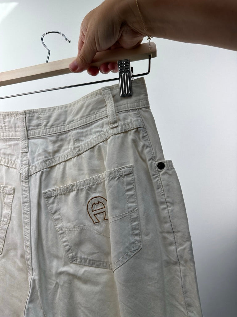 Aigner wijde broek maat 40