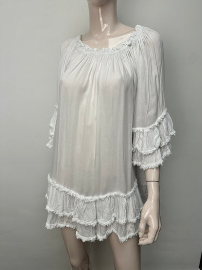 Cala witte beachdress TU