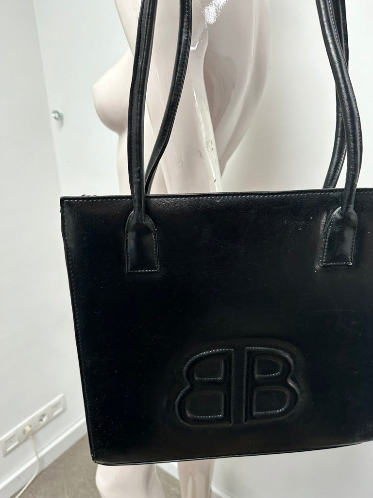 Bandolera schoudertas zwart