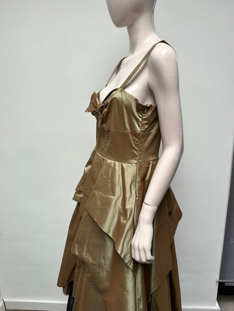 Bandolera Jurk maat 40 goud