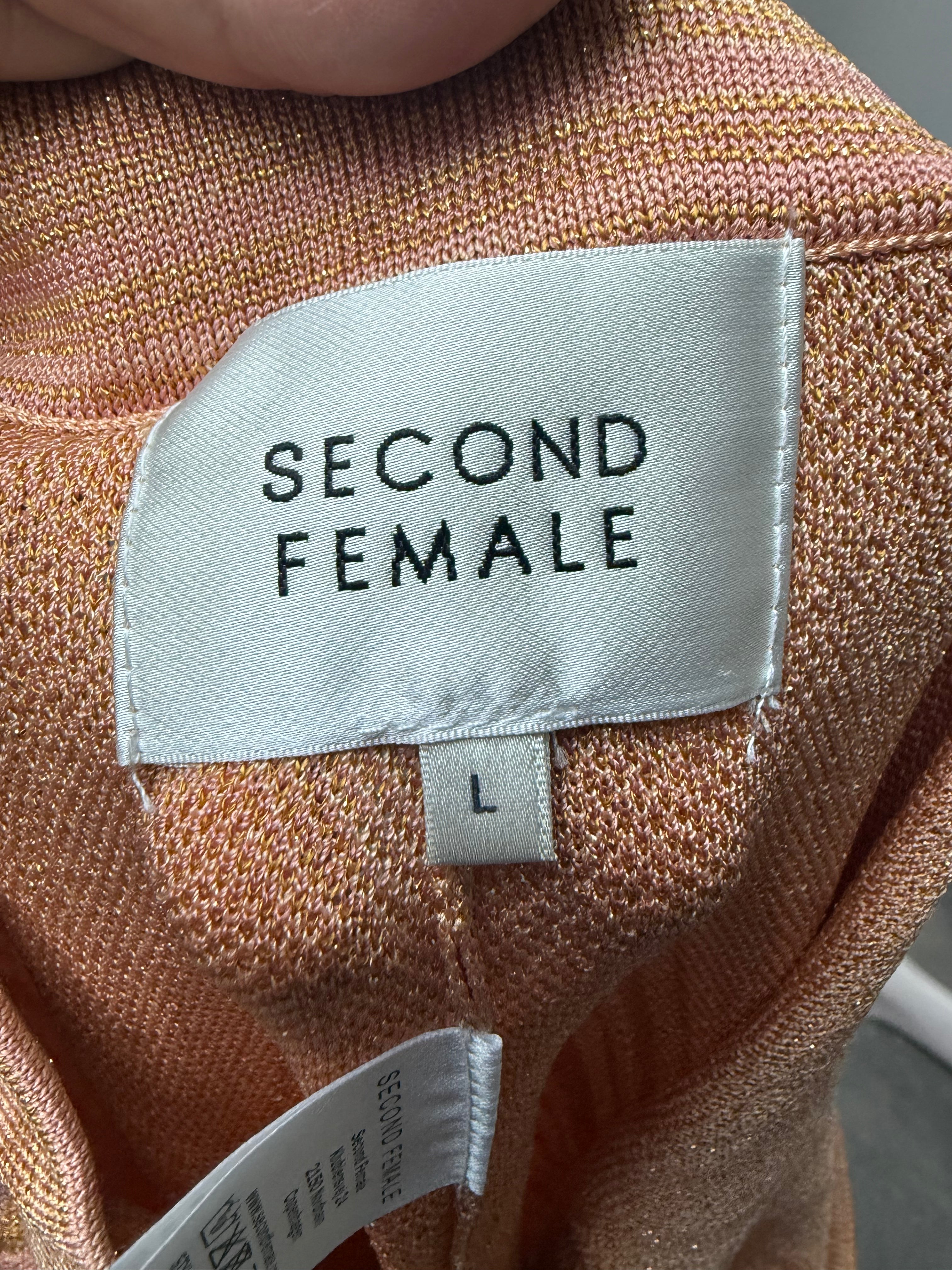 Second Female lichte broek met wijde pijp maat L