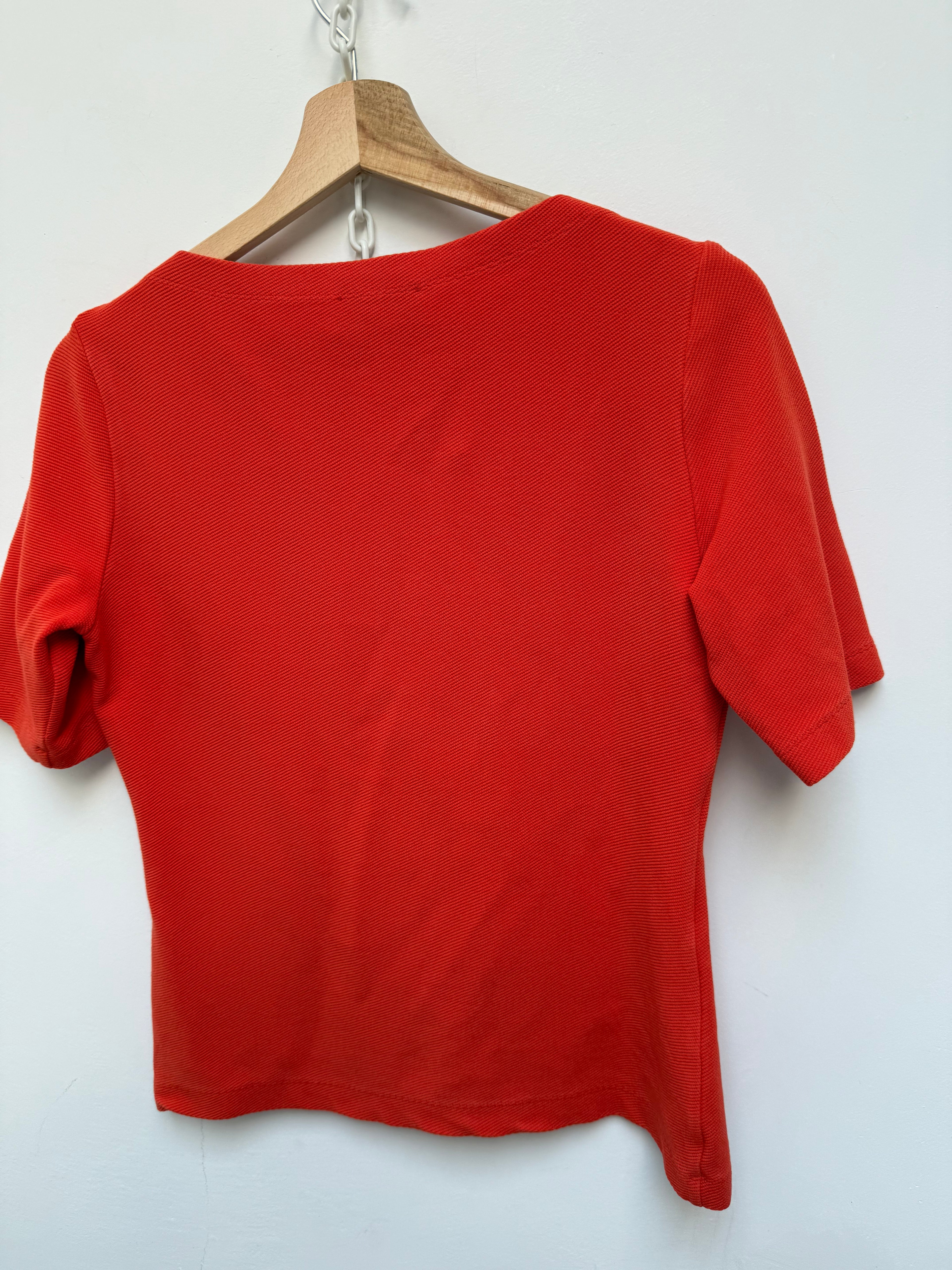 Vanilia oranje top maat M