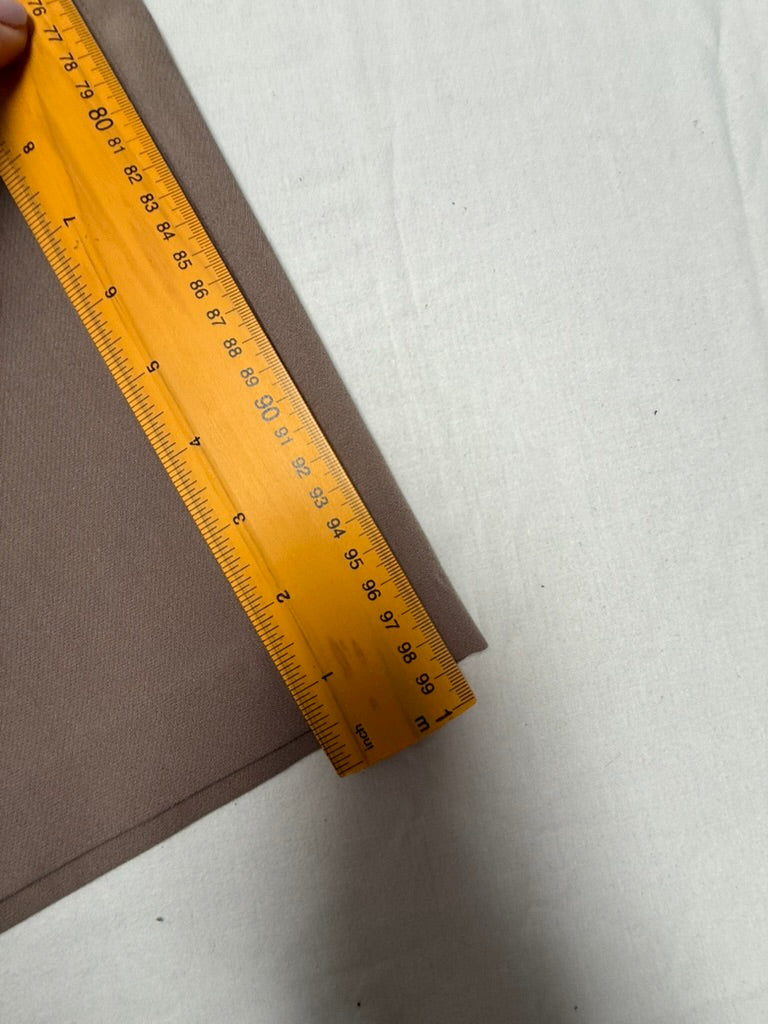 AMÉLIE & AMÉLIE - Broek - taupe, hoge taille, wijde rechte pijp - M