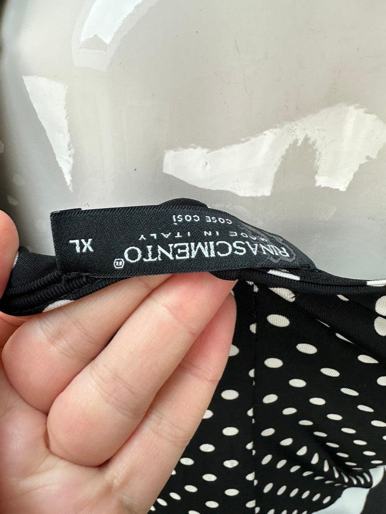 Rinascimento zwarte jurk maat XL