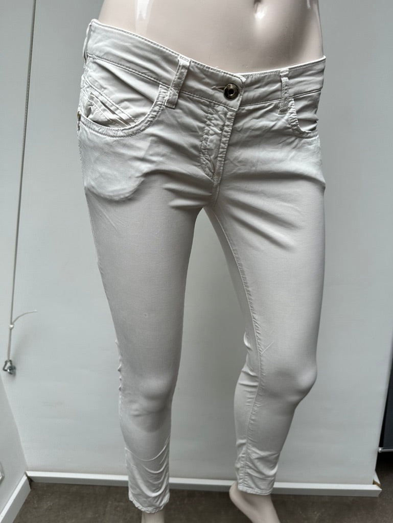 Patrizia Pepe witte skinny broek maat 26