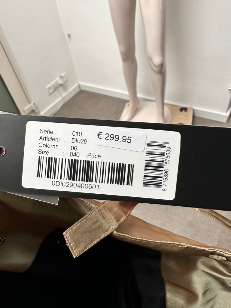 Bandolera Jurk maat 40 goud