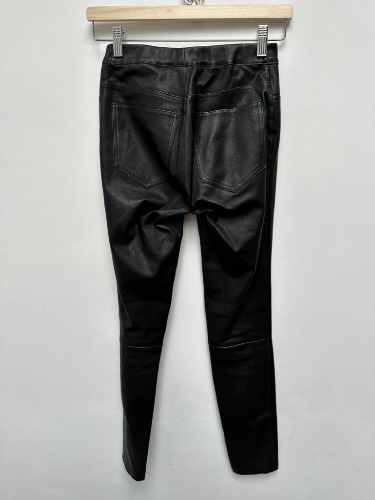 Dante6 - Broek - zwart, lamsleer, slim fit - XS