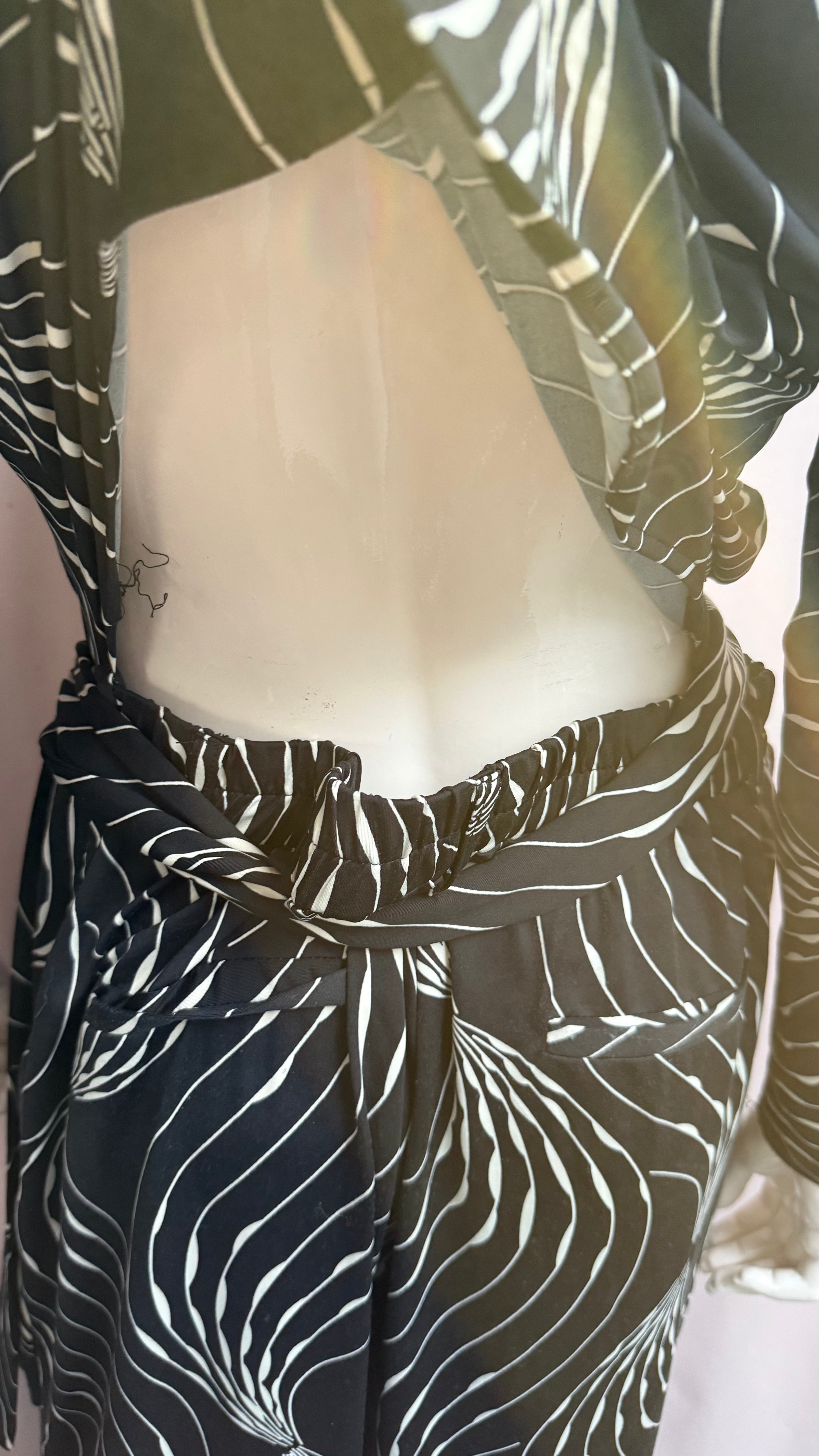 K-design Jumpsuit maat M Zwart en beige