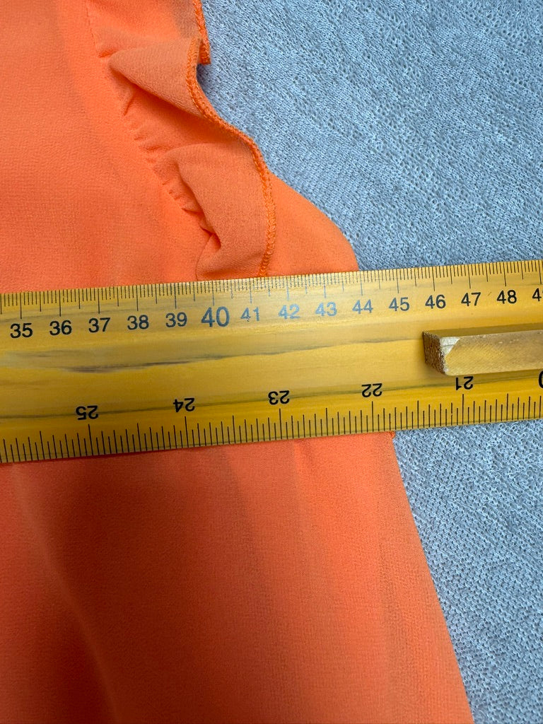 Fracomina - Jurk - oranje, mouwloos, V-hals - S
