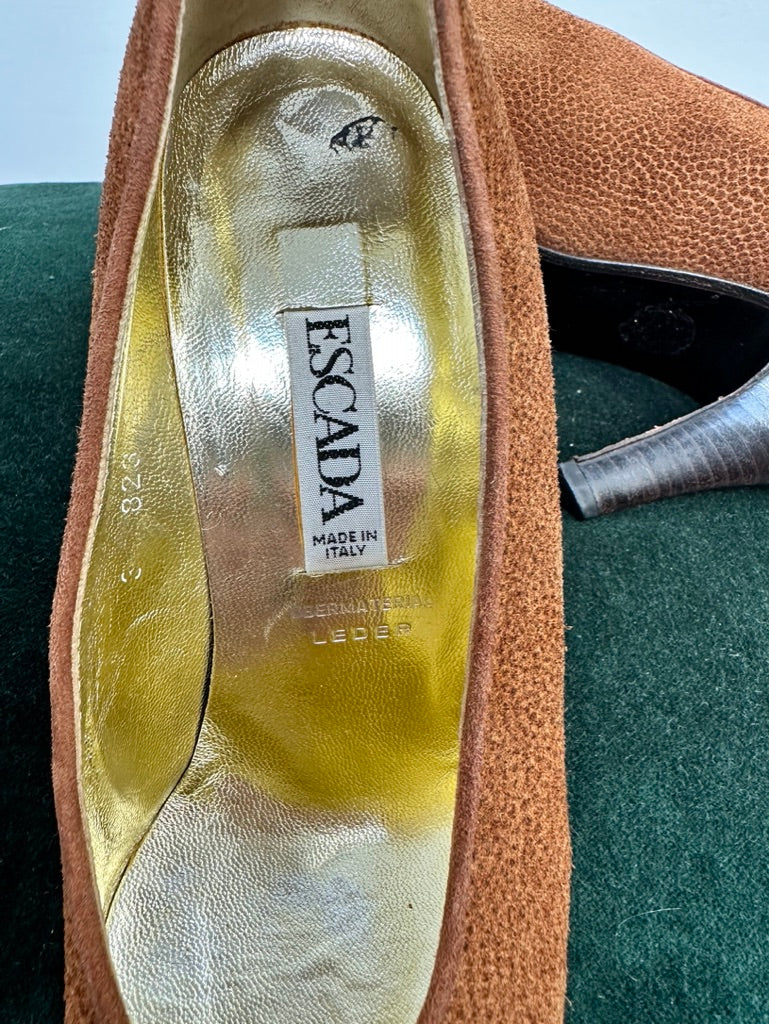 Escada bruine pumps maat 37,5