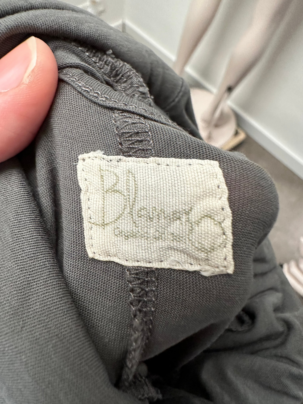 Blaumax grijs coltruitje maat S