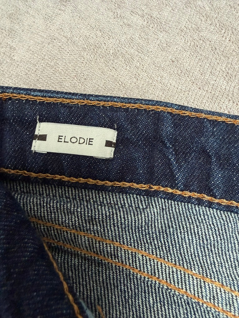 COJ Cup of Joe Denim Elodie Wide Straight Jeans W30 L30 – Donkerblauwe Raw Denim Jeans