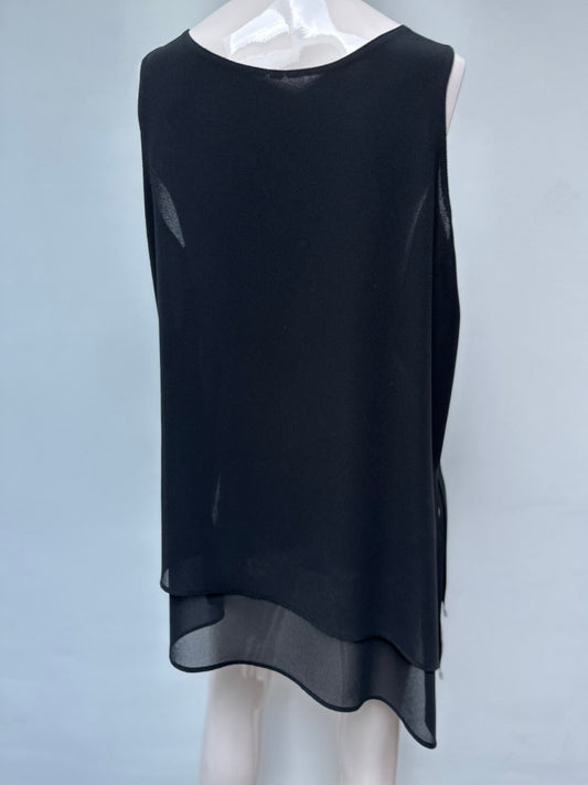 Ribkoff zwarte asymmetrische top maat 40