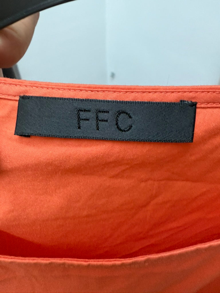 FFC - Jurk - oranje, A-lijn, midi-lengte - S