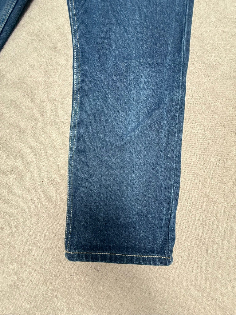 ba&sh jeans maat 1 – donkerblauwe straight fit denim - 100% katoen