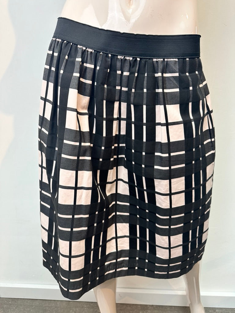 René Lezard geruite rok maat M