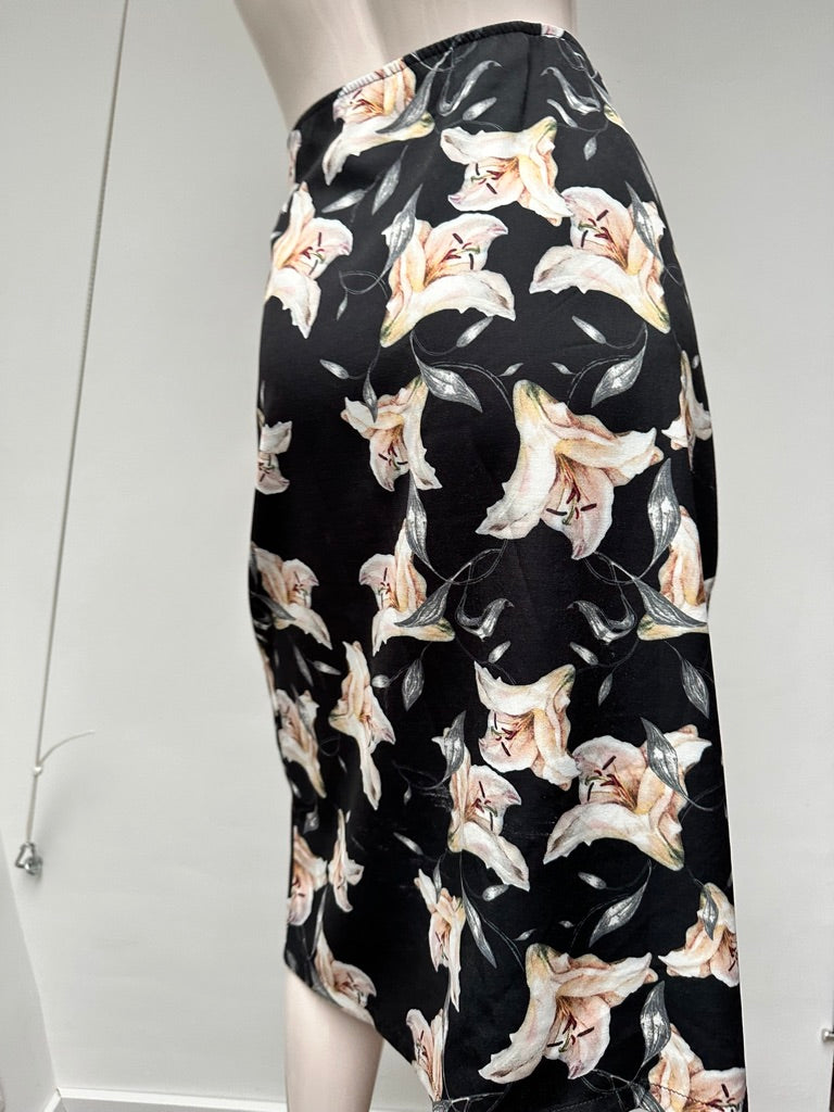 Smashed Lemon gebloemde rok maat XL