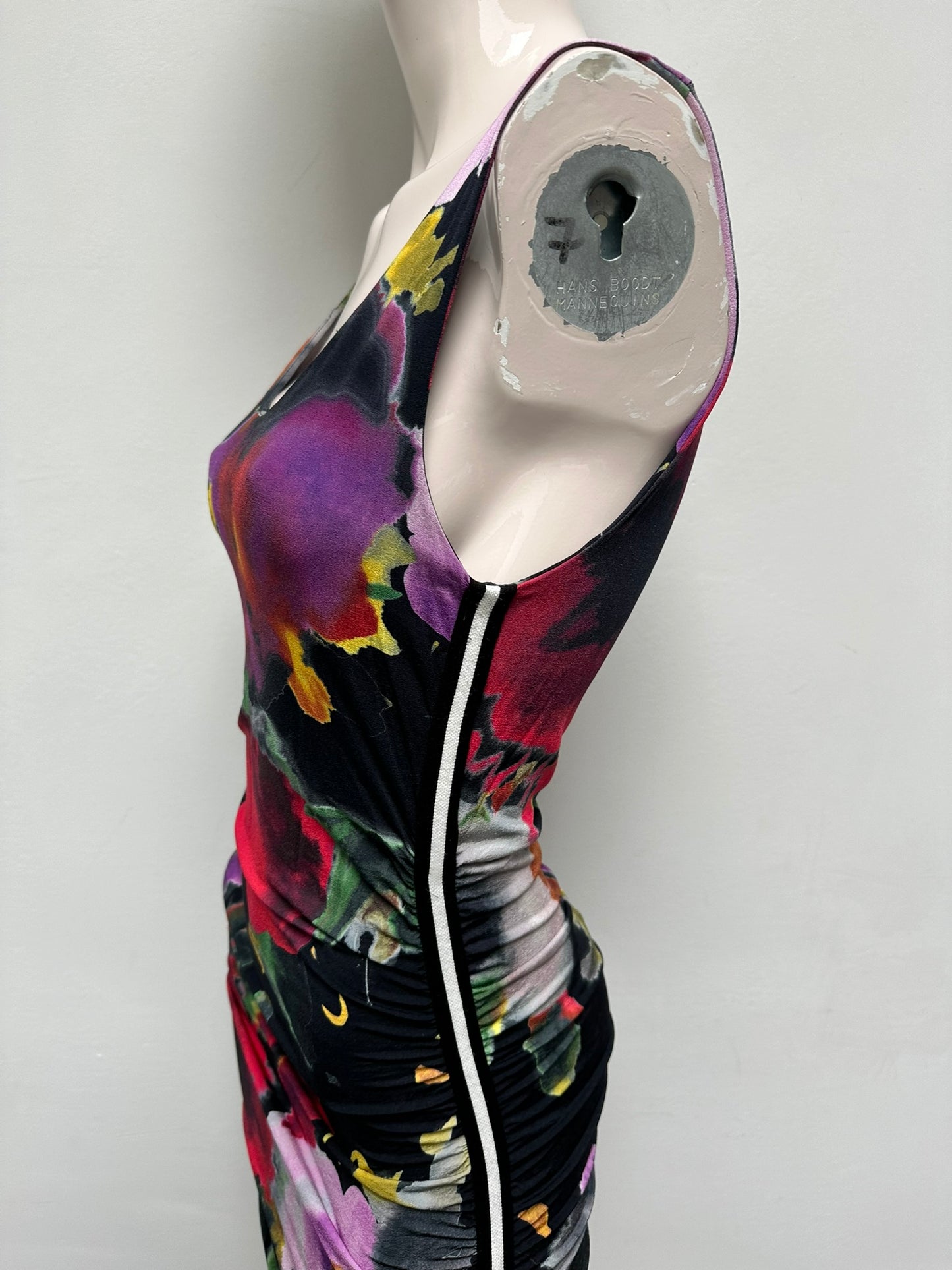 Marc Cain bodycon gebloemde jurk maat 3