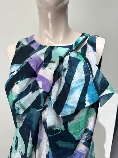 PAUW Amsterdam mouwloze top blauw/wit maat 1