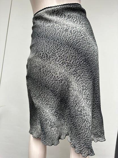 Alain Manoukian grijze rok met print maat M