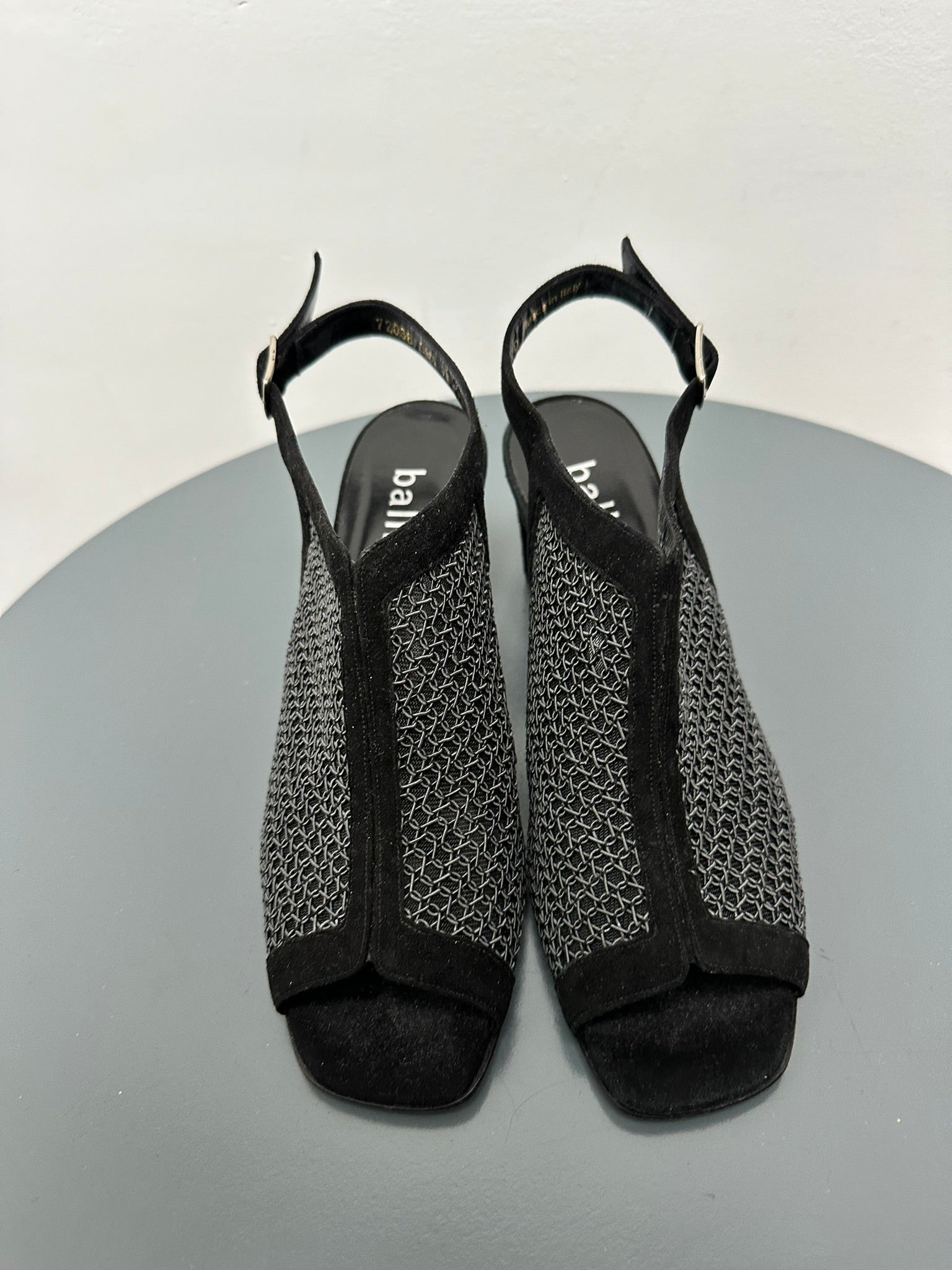 Ballin peeptoe Pumps maat 38,5 zwart