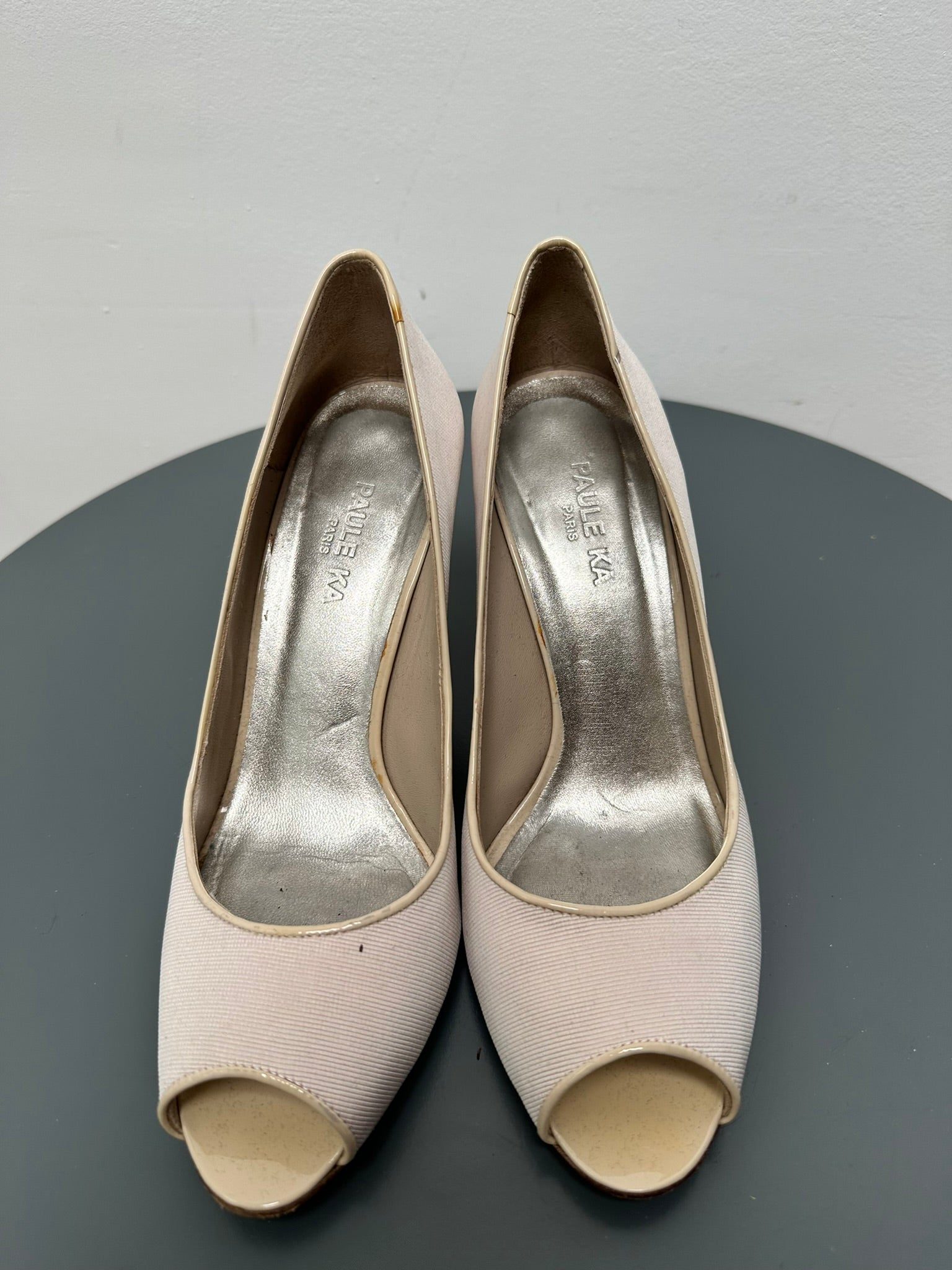 Paule Ka nude pumps met peeptoe maat 39