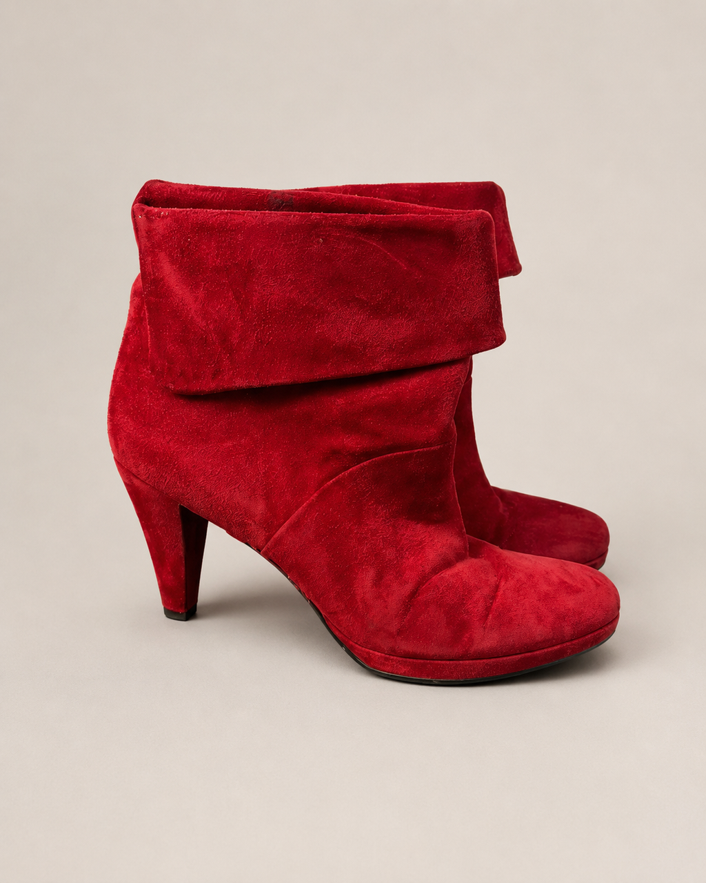 Manfield Enkellaarsjes maat 41 Rood